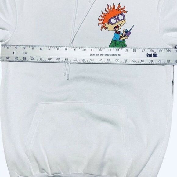 NEW Nickelodeon Rugrats Adult Hoodie Tommy Chuckie 90’s Back Graphic Spring - Picture 4 of 8